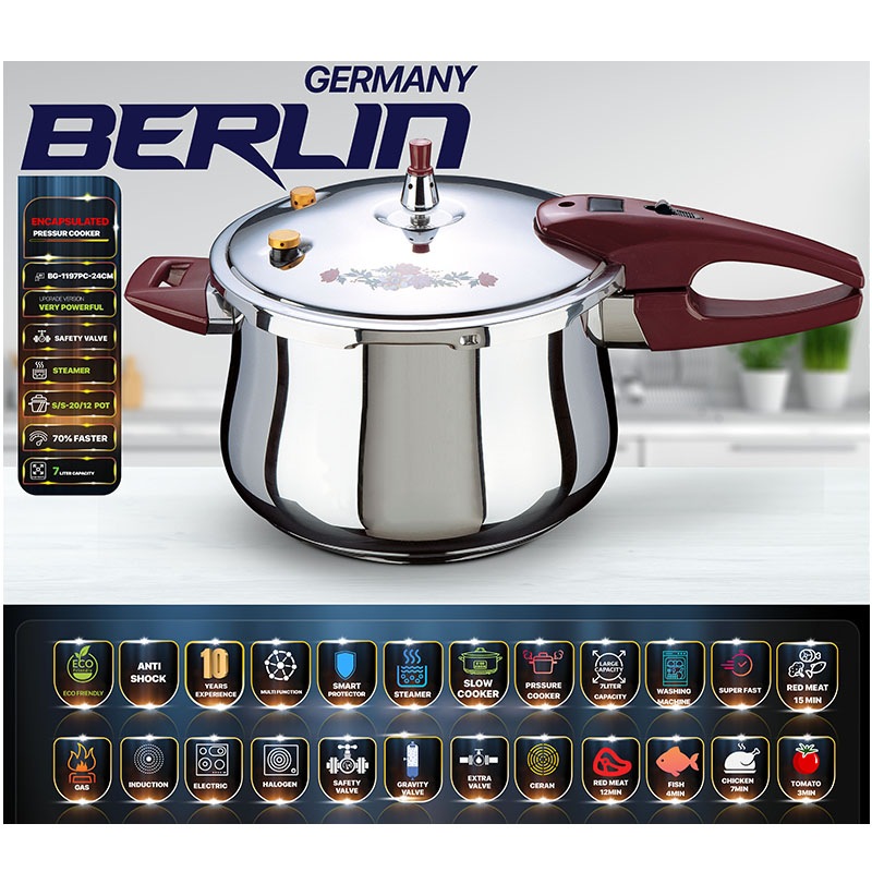 زودپز ۷ لیتر برلین