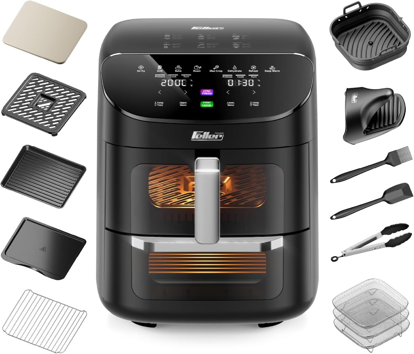 سرخ کن بدون روغن فلر المان مدل AFR-1100W