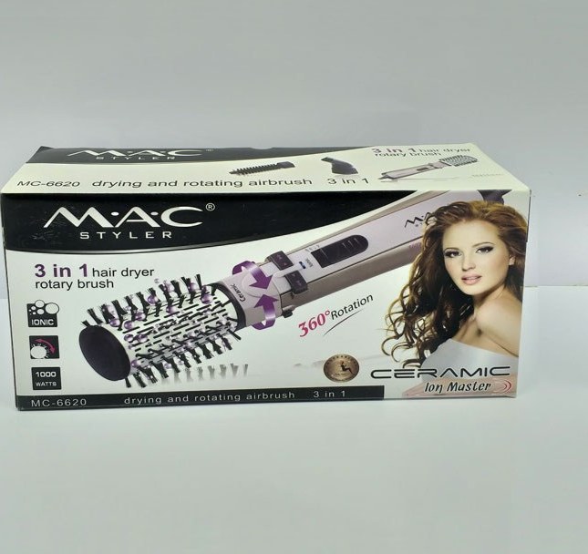 سشوار چرخشی 3 کاره مک استایلر ایتالیا مدل MC-6620