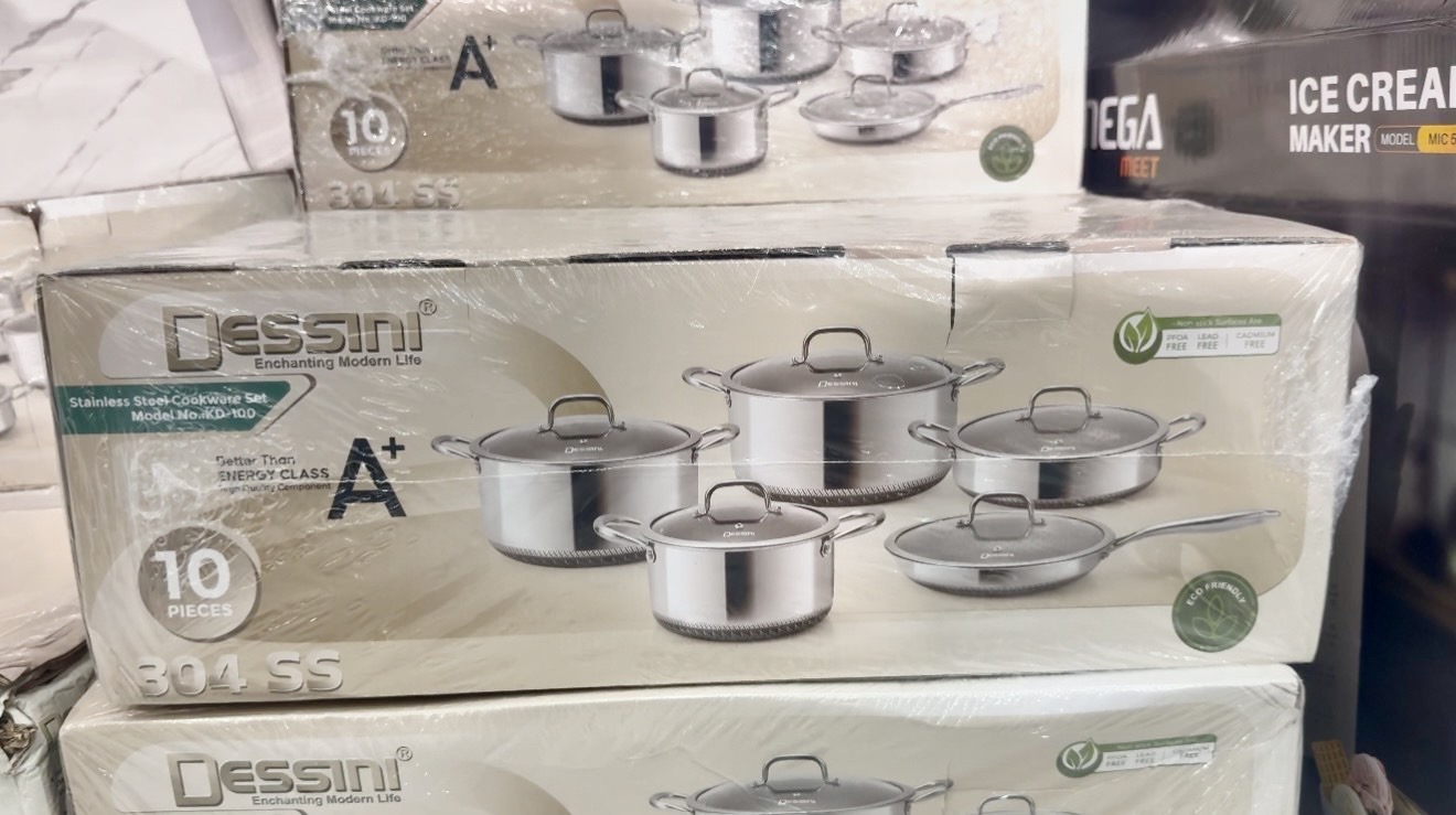سرویس قابلمه استیل دسینی ایتالیا مدل kd-100