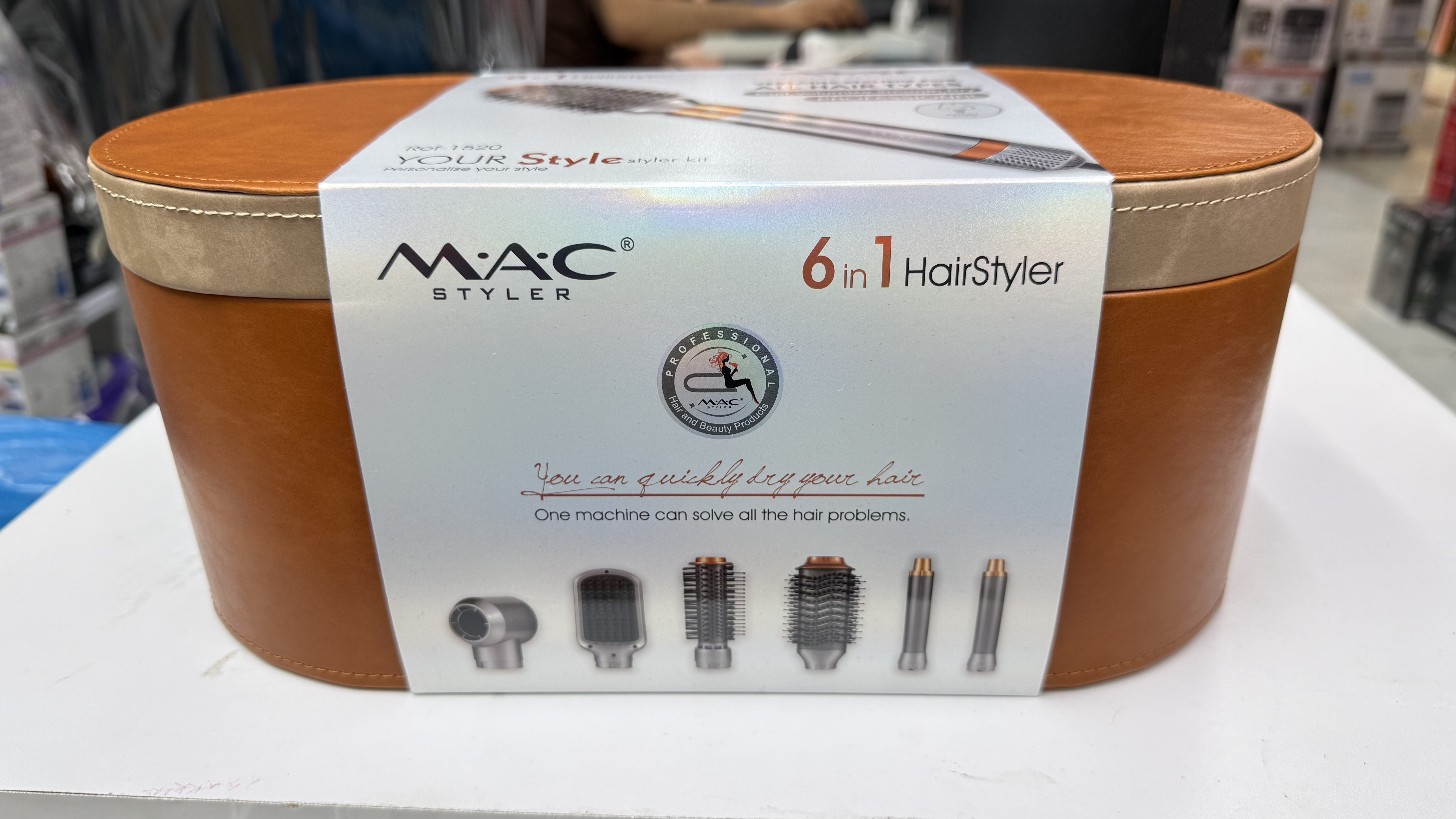 سشوار مک (mac) ایتالیا طرح دایسون مدل Ref-1520